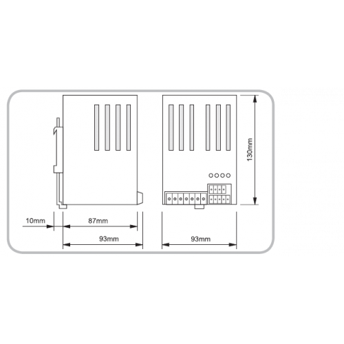TST1-50 Tyristorová kontrolná jednotka 1f, 50A